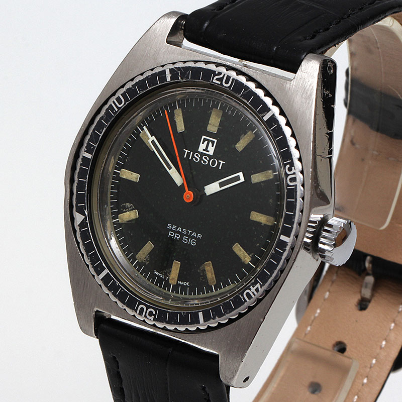 Tissot PR 516 seltene antike Taucheruhr von 1968 - guter Zustand - Kal. 781-1