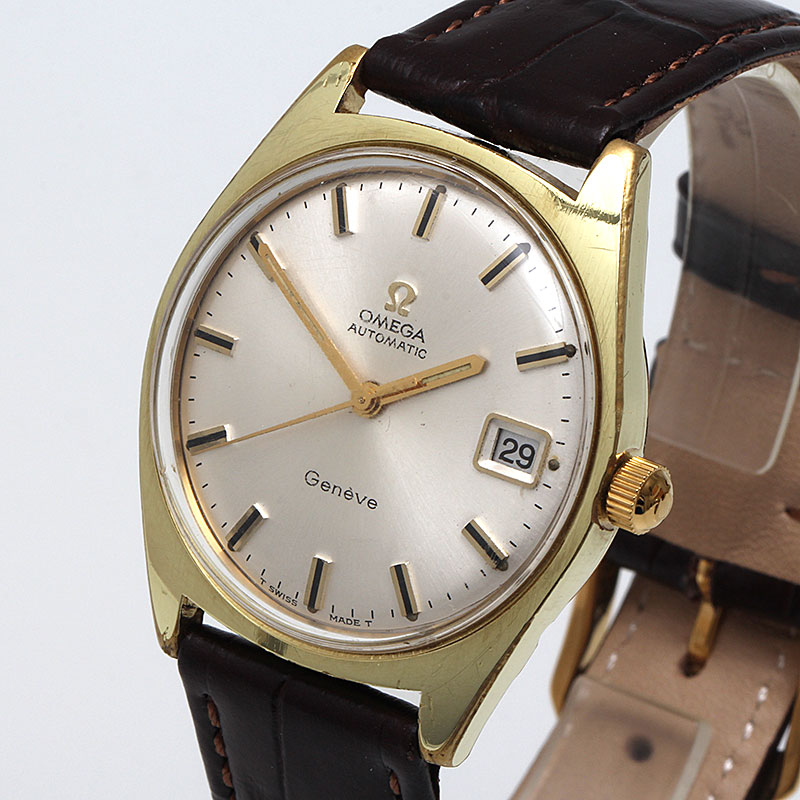 Omega Genève Automatik antike Herrenuhr von 1970 - Referenz 166.041 - Kal. 565