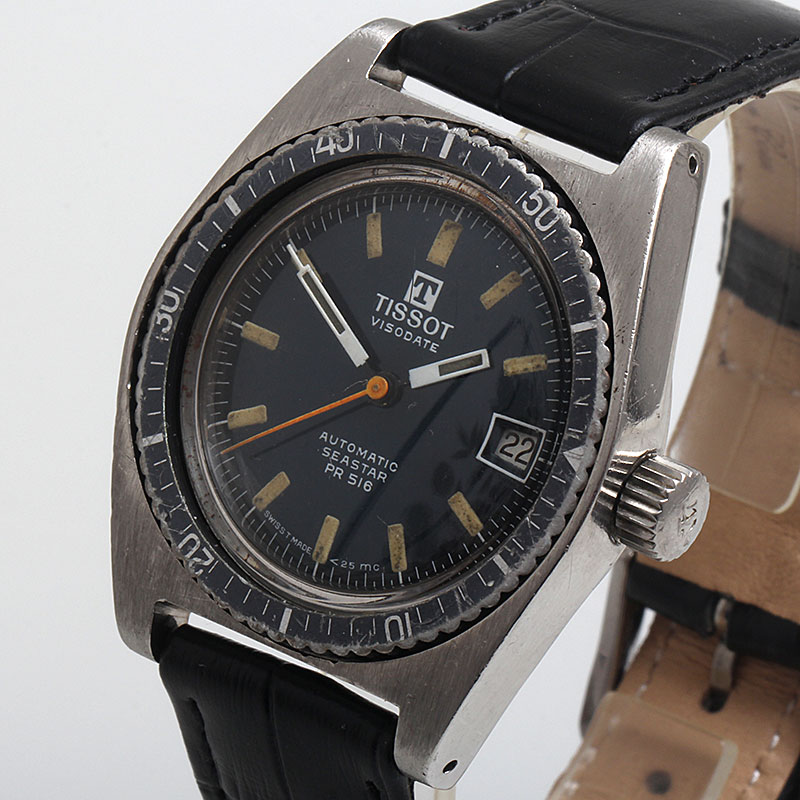 Tissot PR 516 Automatik seltene antike Taucheruhr von 1968 - Kaliber 784-2